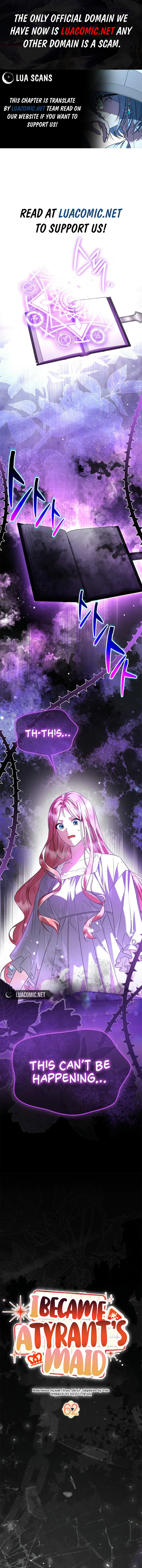 I Became The Tyrant's Chambermaid Chapter 62 - page 1