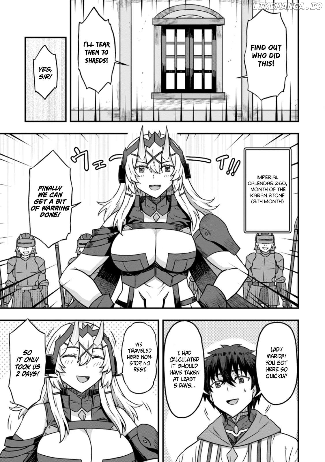 Isekai Saikyou no Yome desu ga, Yoru no Tatakai wa Ore no Hou ga Tsuyoi You desu ~Chiryaku o Ikashite Nariagaru Harem Senki~ Chapter 14 - page 7