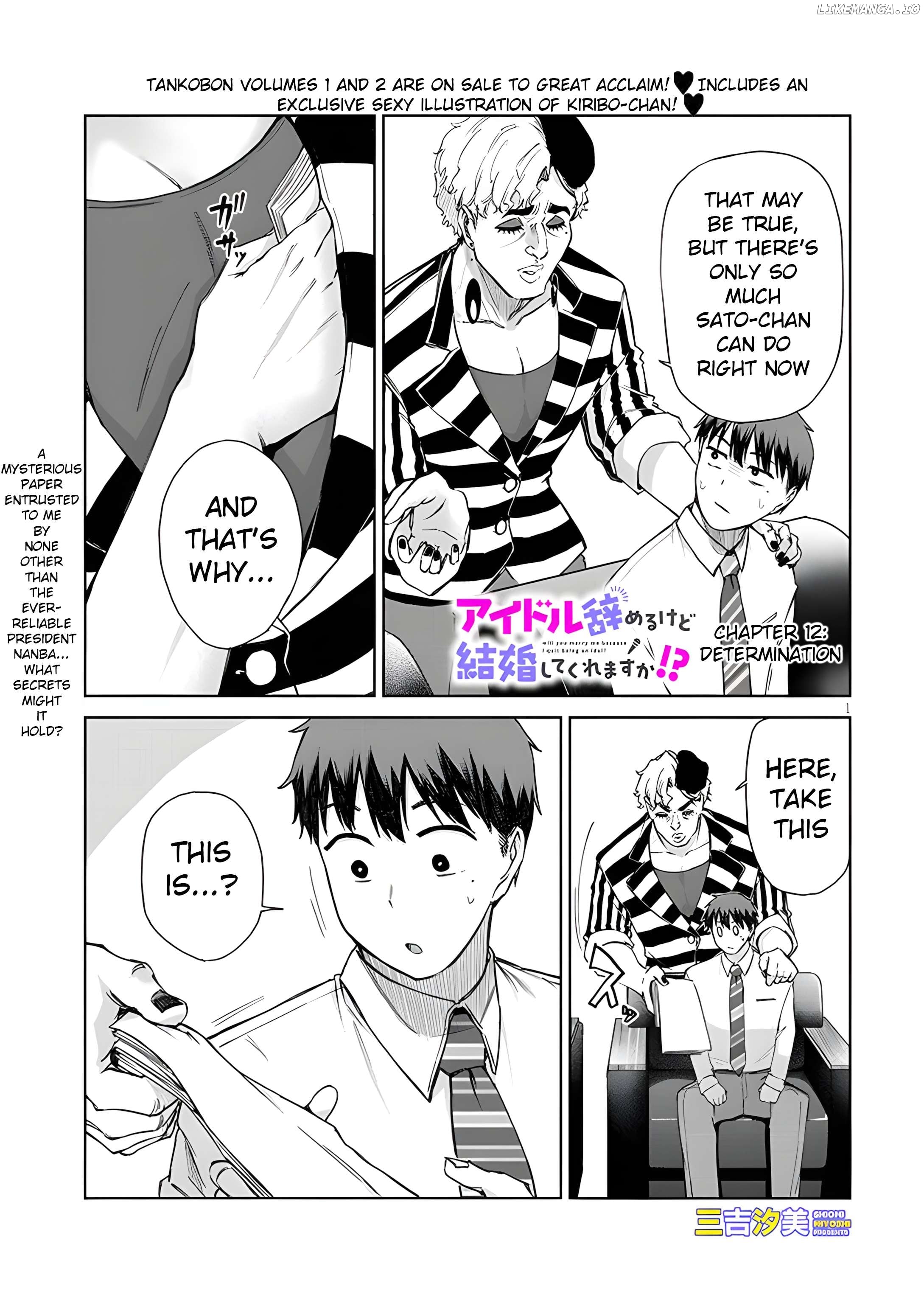 Idol Yamerukedo Kekkon Shitekuremasu Ka!? Chapter 12.1 - page 2