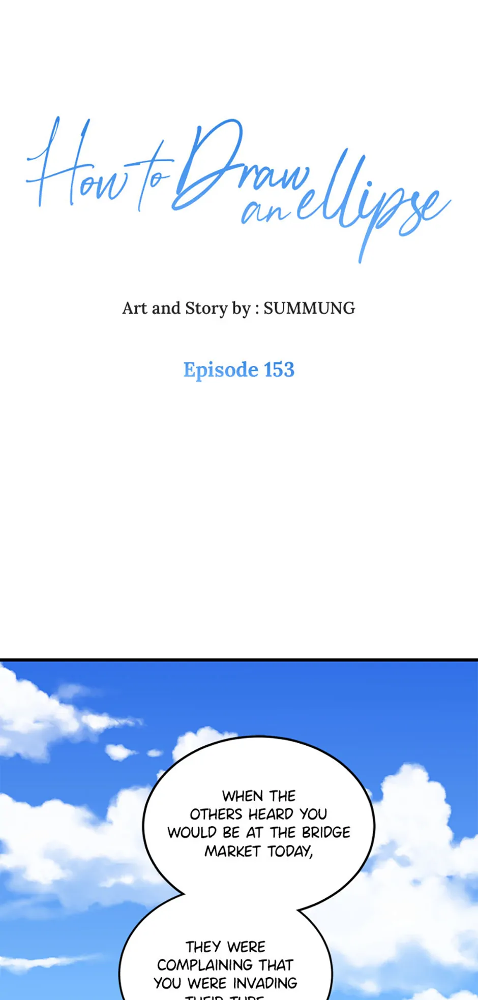 How to Draw an Ellipse Chapter 153 - page 1