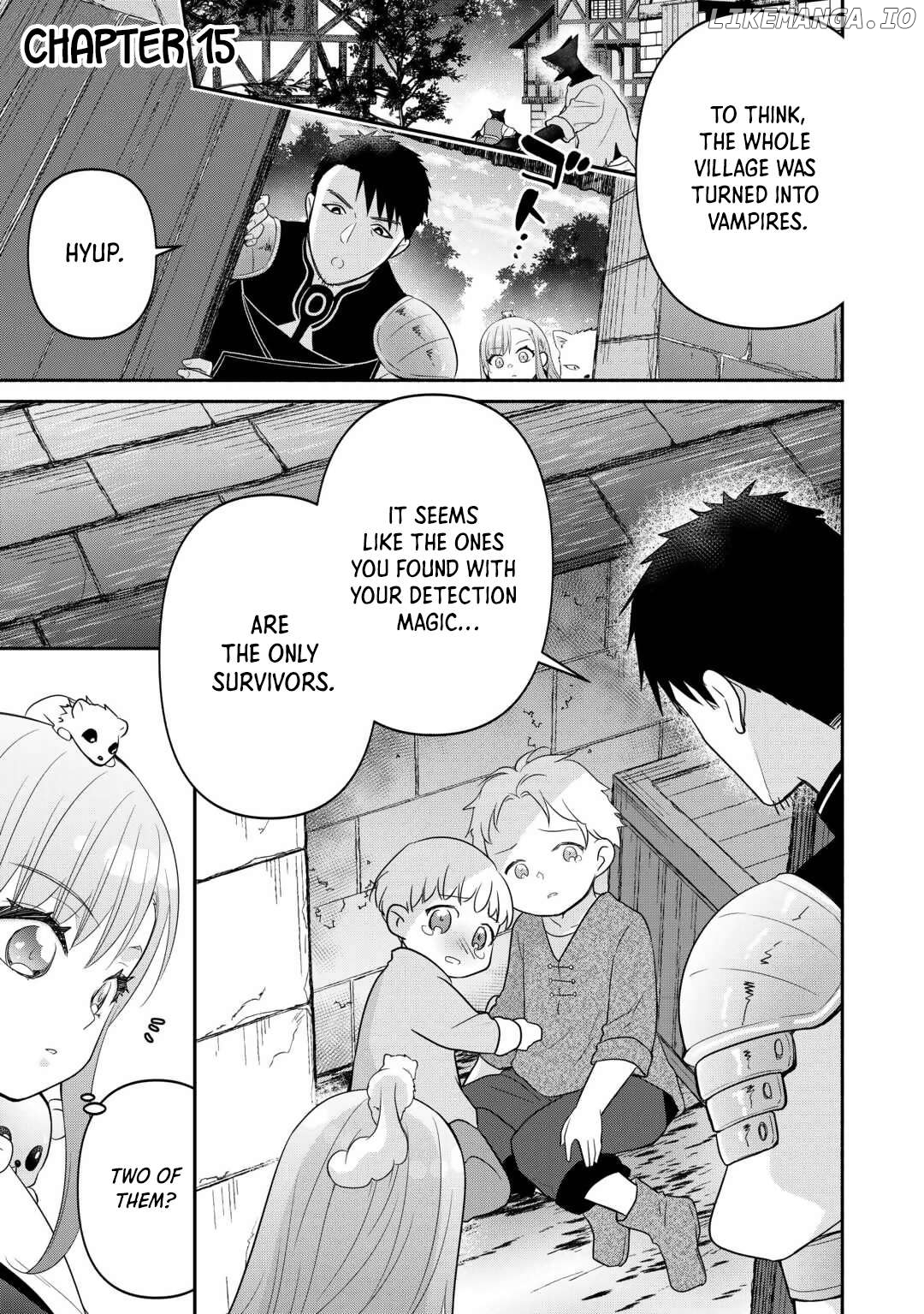 Tensei Youjo. Kamikemono to Ouji to, Saikyou no Ojisan Youhei-dan no Naka de Ikiru. Chapter 15 - page 1