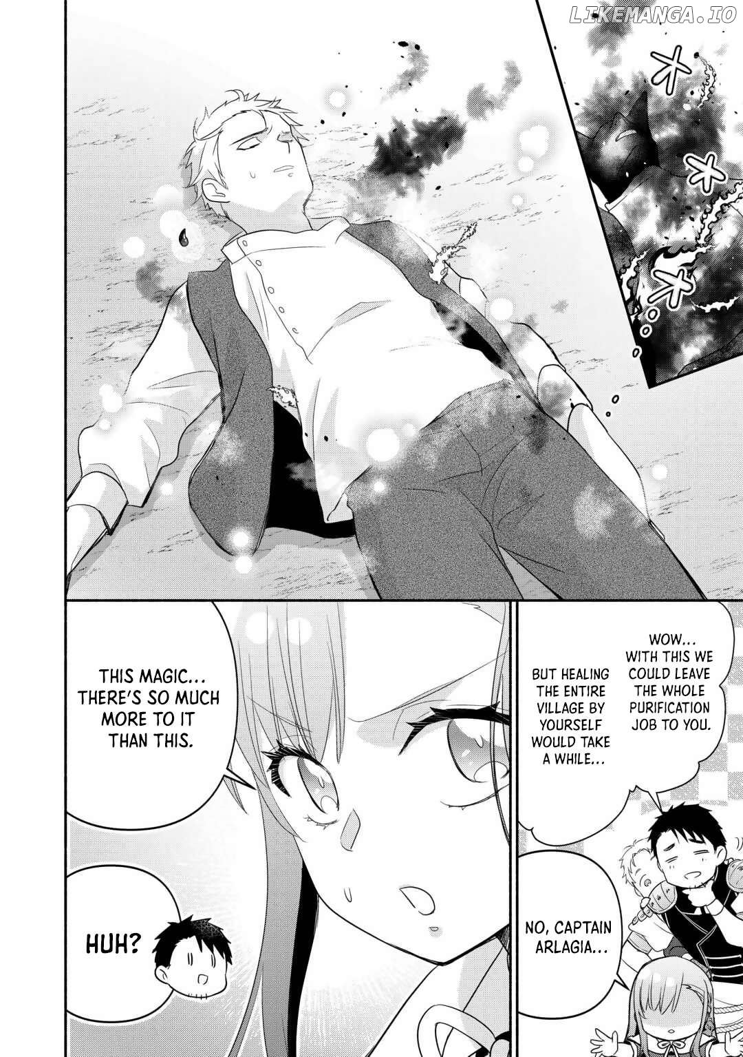 Tensei Youjo. Kamikemono to Ouji to, Saikyou no Ojisan Youhei-dan no Naka de Ikiru. Chapter 15 - page 10