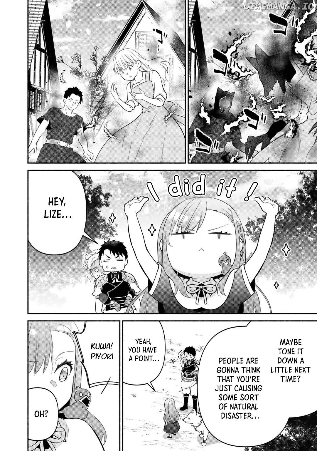 Tensei Youjo. Kamikemono to Ouji to, Saikyou no Ojisan Youhei-dan no Naka de Ikiru. Chapter 15 - page 13
