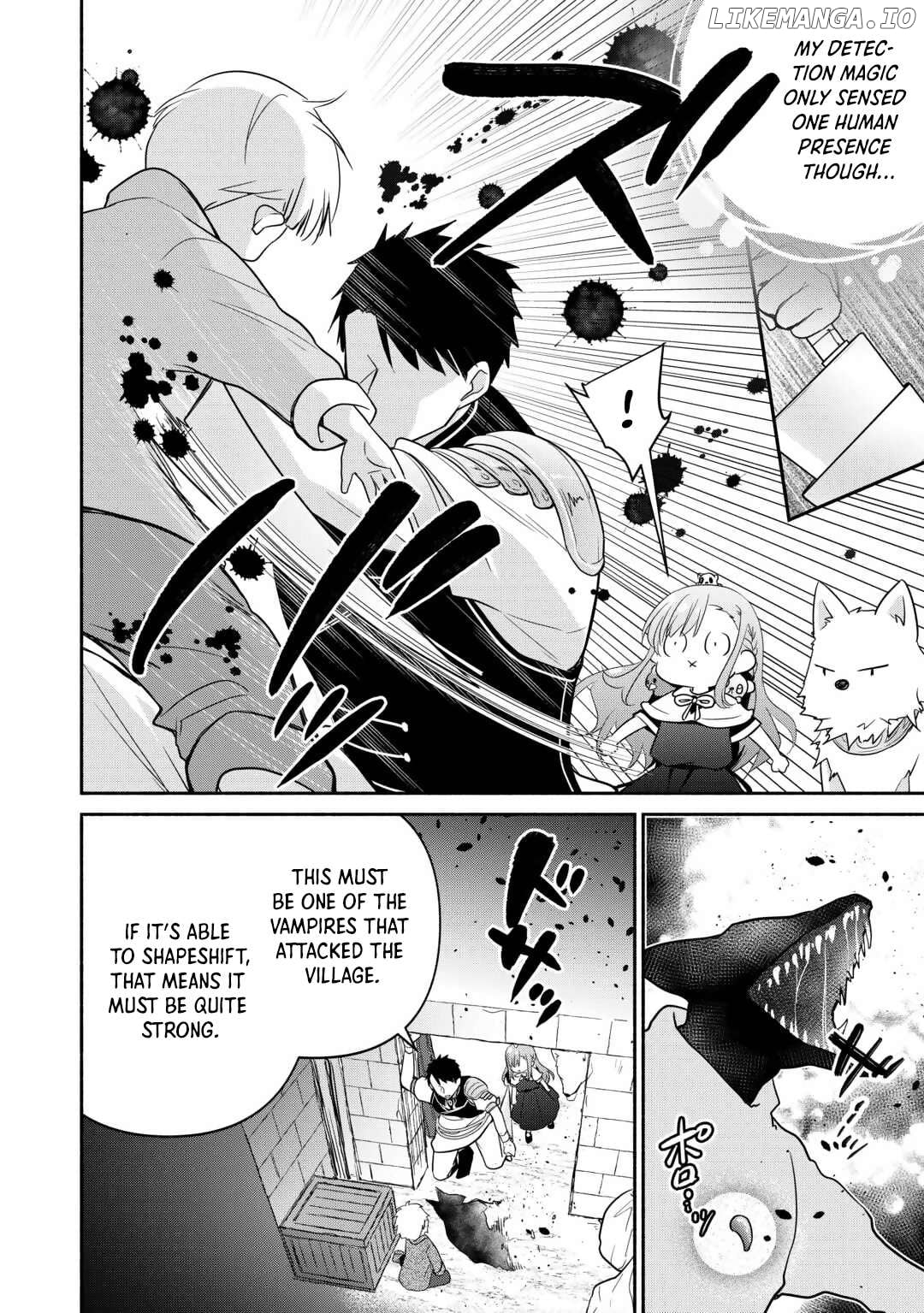 Tensei Youjo. Kamikemono to Ouji to, Saikyou no Ojisan Youhei-dan no Naka de Ikiru. Chapter 15 - page 2