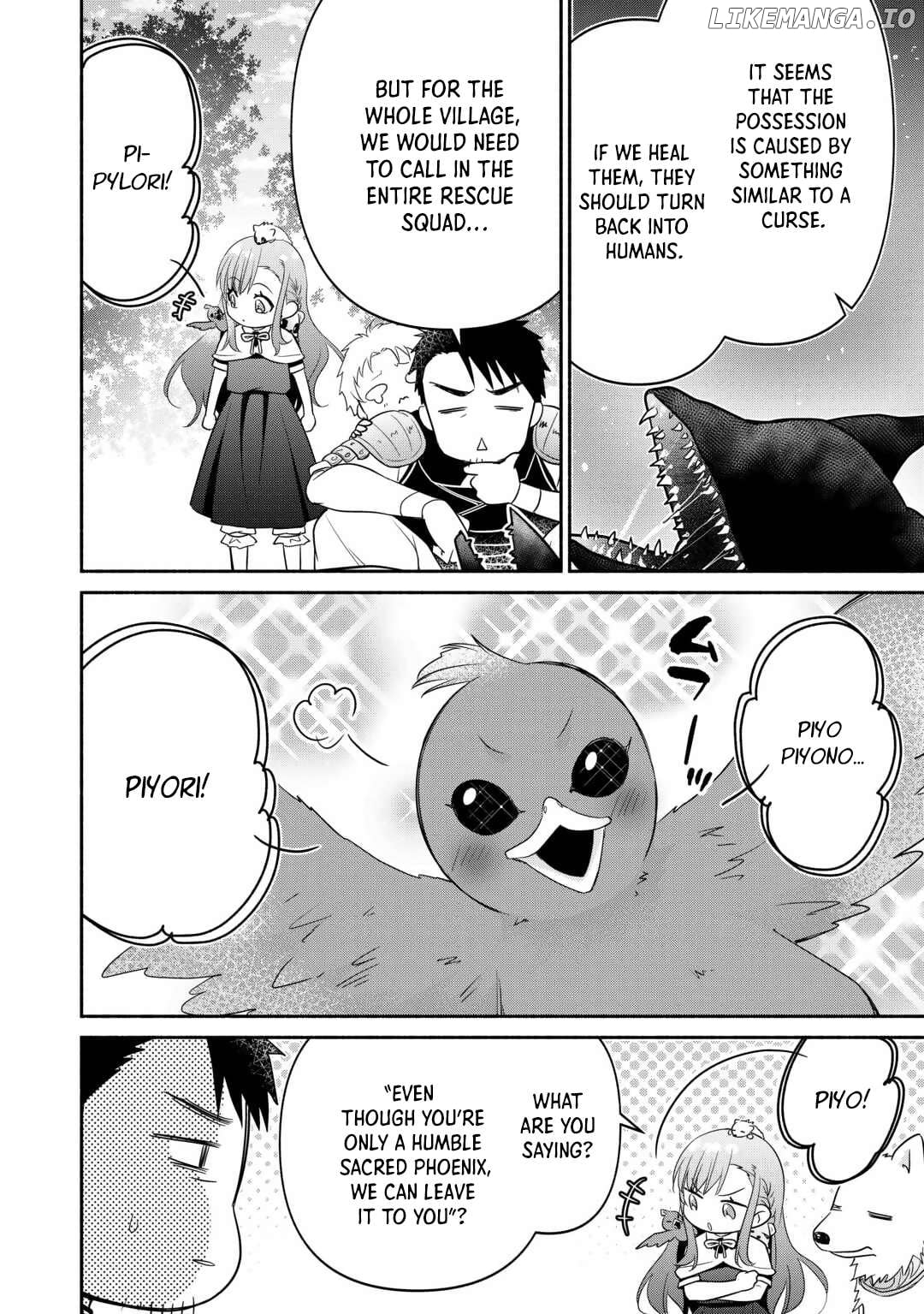 Tensei Youjo. Kamikemono to Ouji to, Saikyou no Ojisan Youhei-dan no Naka de Ikiru. Chapter 15 - page 4