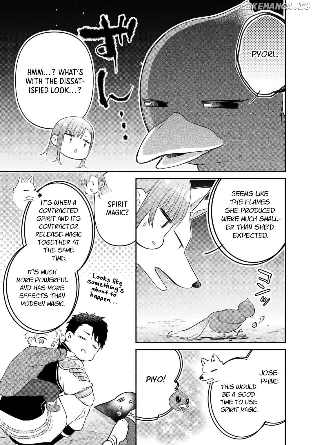Tensei Youjo. Kamikemono to Ouji to, Saikyou no Ojisan Youhei-dan no Naka de Ikiru. Chapter 15 - page 7