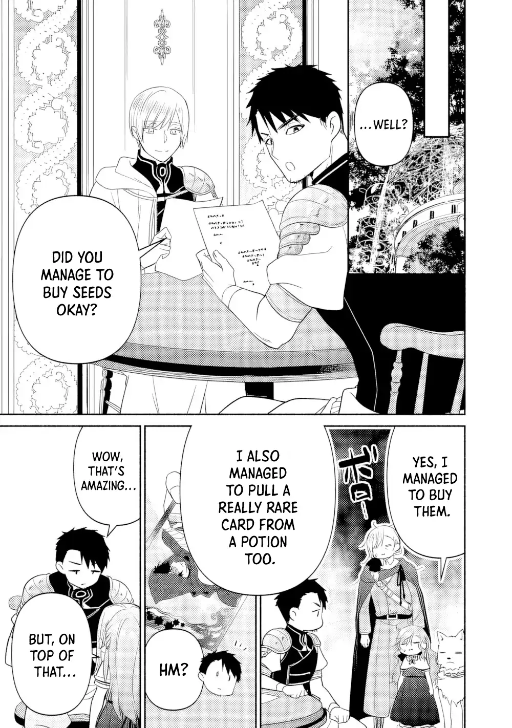 Tensei Youjo. Kamikemono to Ouji to, Saikyou no Ojisan Youhei-dan no Naka de Ikiru. Chapter 16 - page 21