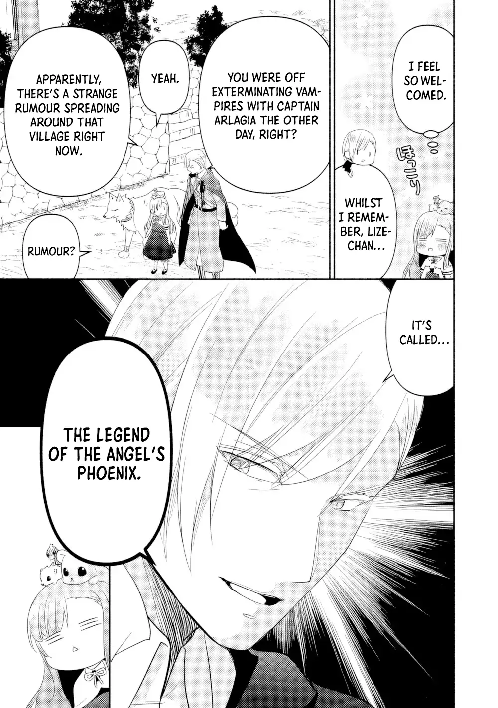 Tensei Youjo. Kamikemono to Ouji to, Saikyou no Ojisan Youhei-dan no Naka de Ikiru. Chapter 16 - page 3