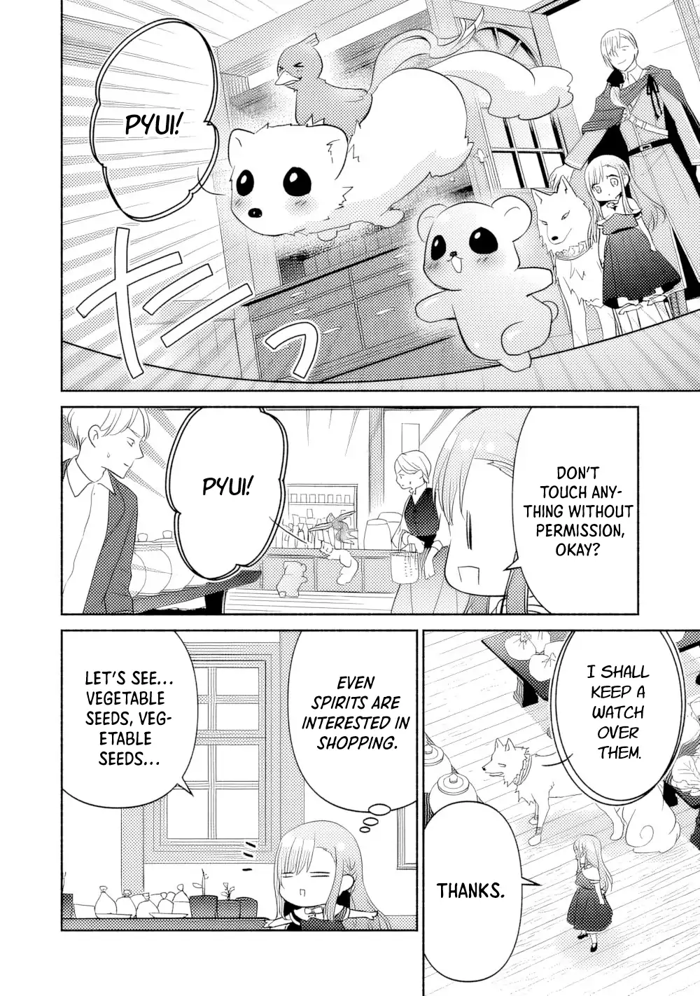 Tensei Youjo. Kamikemono to Ouji to, Saikyou no Ojisan Youhei-dan no Naka de Ikiru. Chapter 16 - page 8