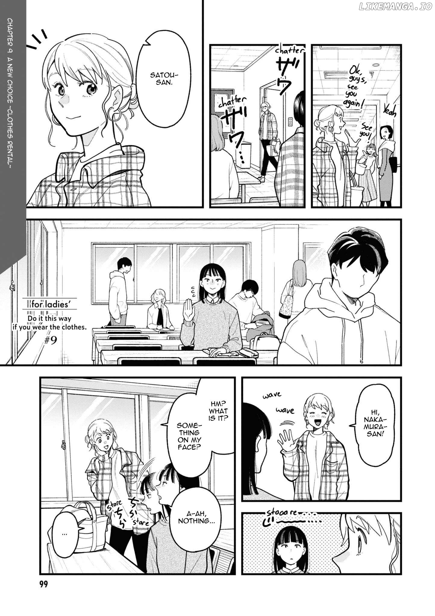 Do it this way if you wear the clothes for ladies' Chapter 9 - page 1