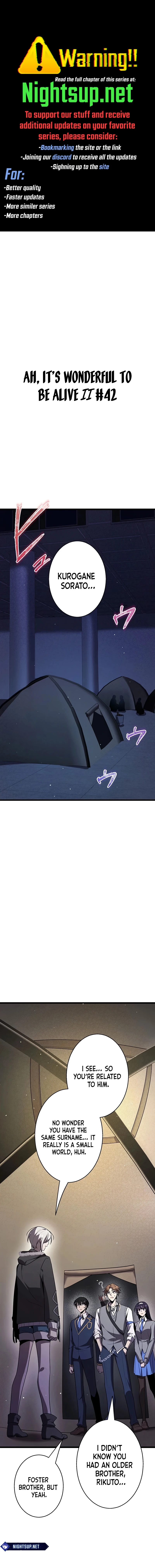 Ah, It’s Wonderful To Be Alive Chapter 42 - page 1