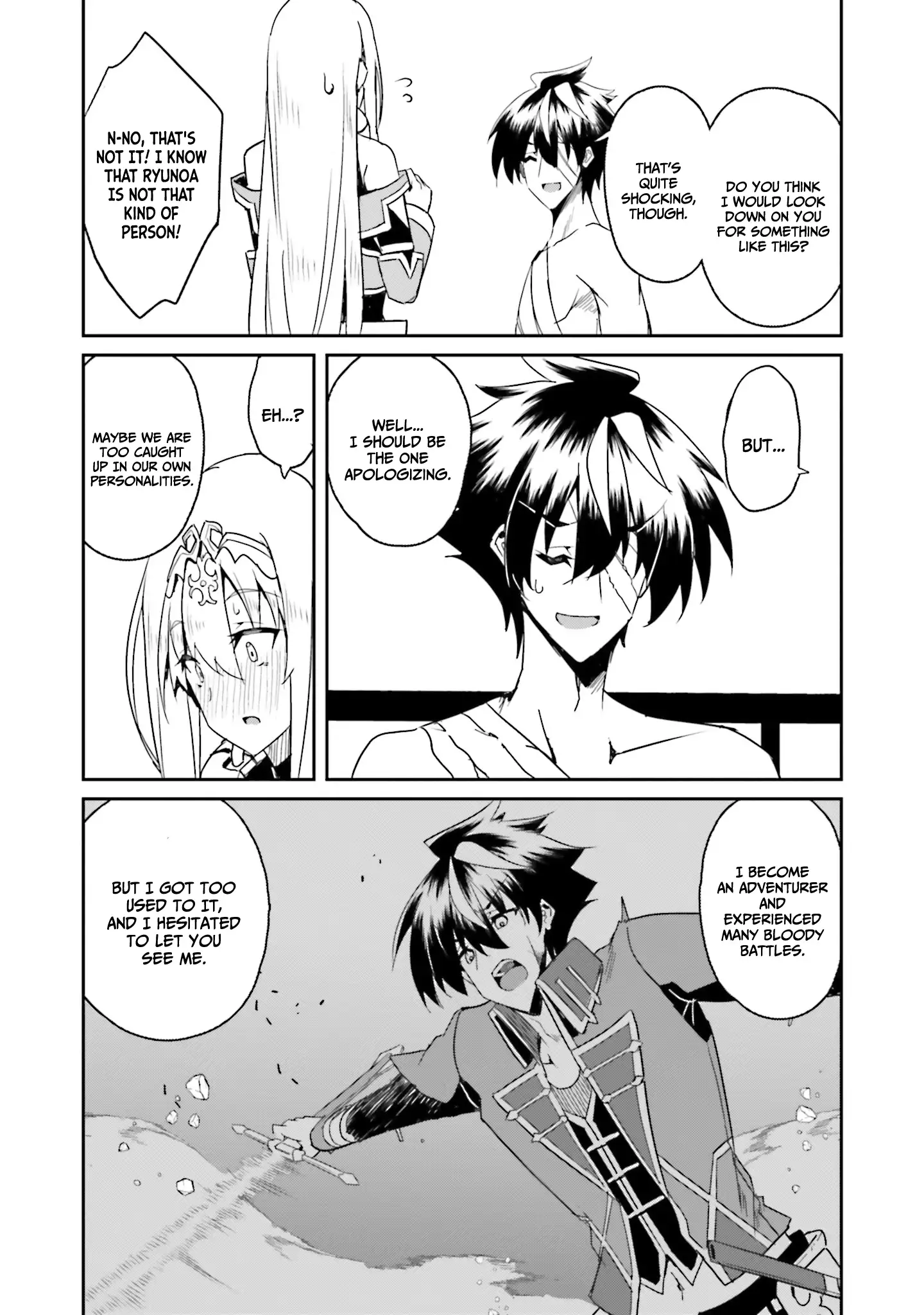 My childhood friend who I used to train swordsmanship with became a slave, so I, as an S-Rank adventurer decided to buy her and protect her. Chapter 8 - page 21