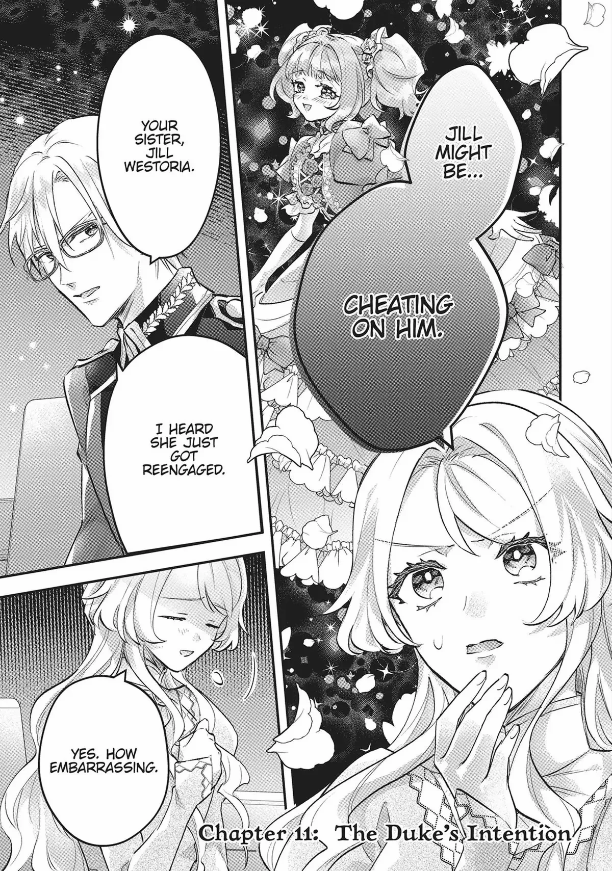 I abandoned my engagement because of my tragic sister, but for some reason I became entangled with a prince who has a strong sense of justice. Chapter 11 - page 1