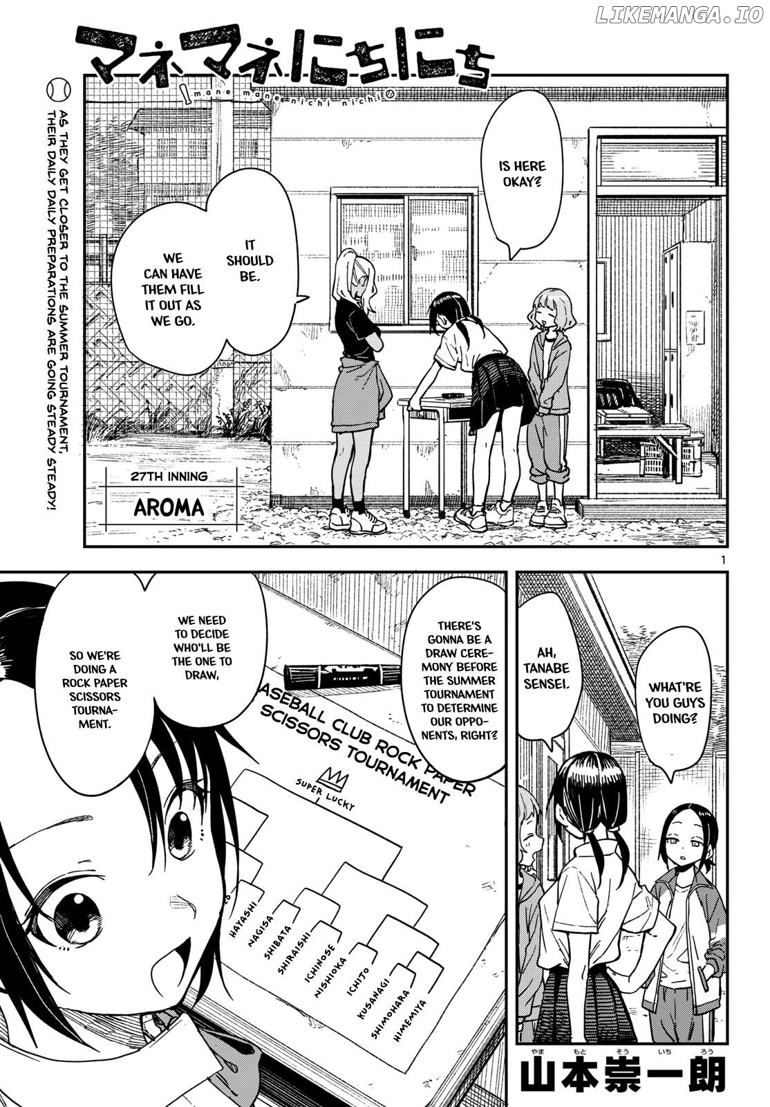 Mane Mane Nichi Nichi Chapter 27 - page 1