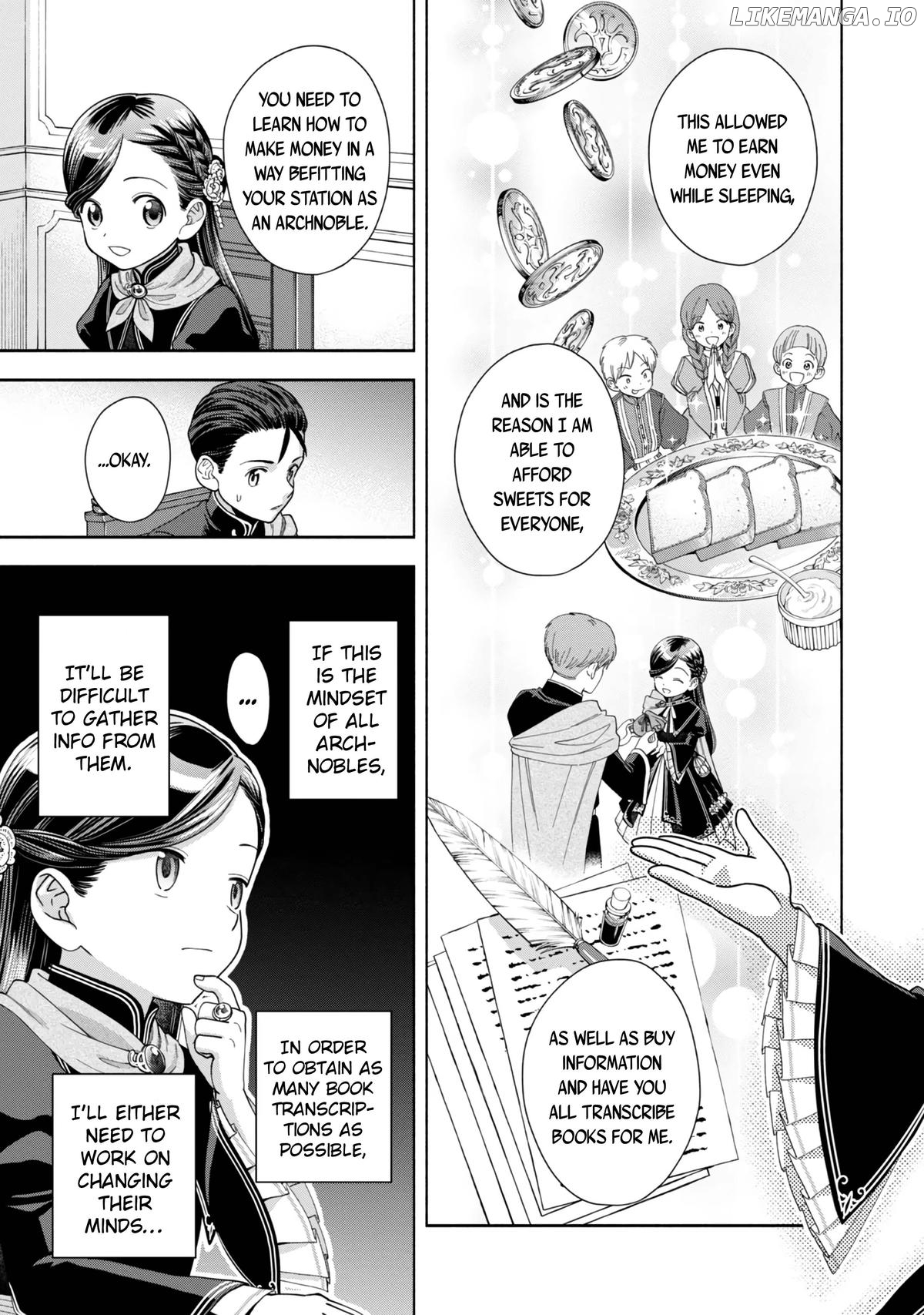 Honzuki No Gekokujou ~Shisho Ni Naru Tame Ni Wa Shudan Wo Erandeiraremasen~ Dai 4-Bu 「 Kizokuin No Toshokan Wo Sukuitai!」 Chapter 9 - page 8