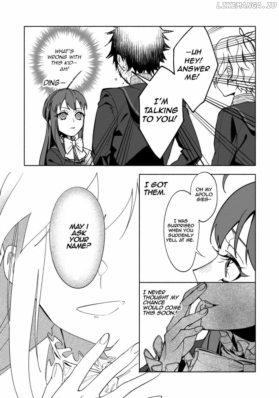 My apologies, gentleman! I shall break all the flags with these 100 lookers. Chapter 3 - page 10