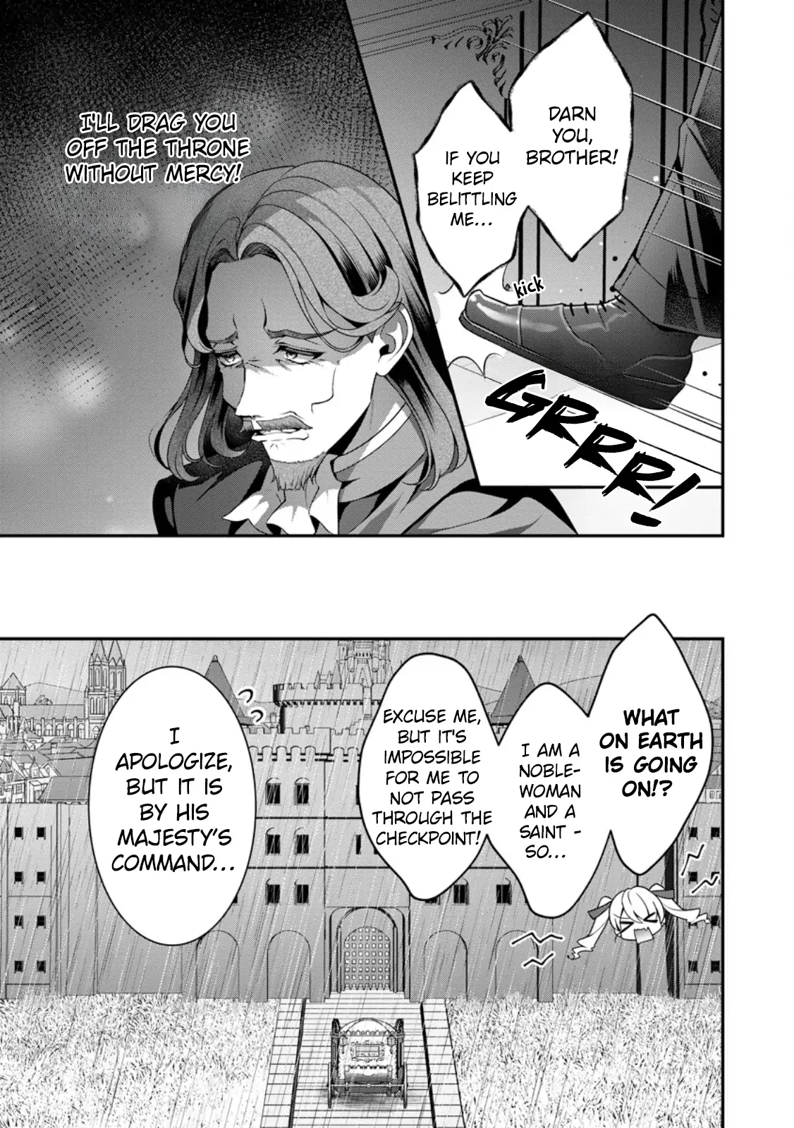 Tsuihou Seijo no Doronko Nouen Seikatsu: Itsunomanika Ringoku wo Sukutte Shimaimashita Chapter 6.2 - page 6