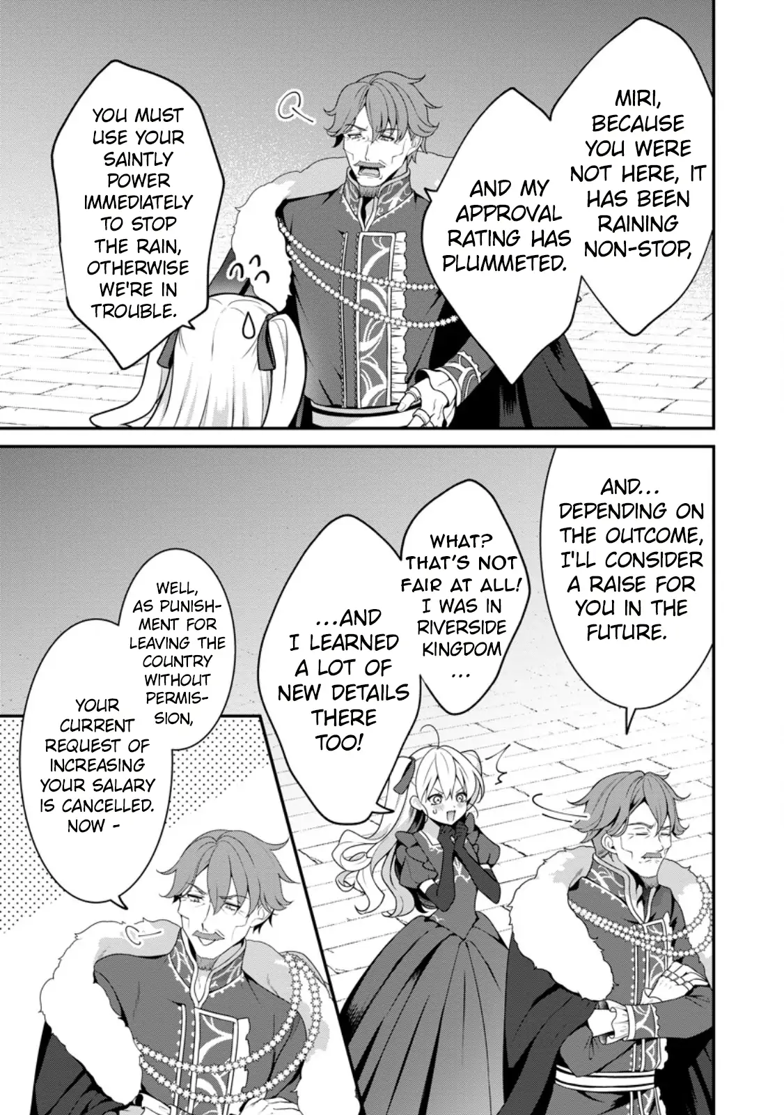 Tsuihou Seijo no Doronko Nouen Seikatsu: Itsunomanika Ringoku wo Sukutte Shimaimashita Chapter 6.2 - page 8