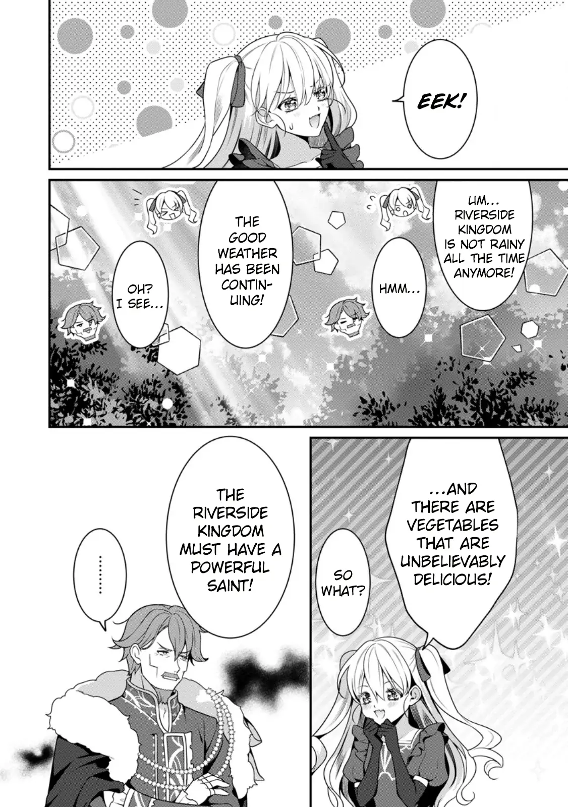 Tsuihou Seijo no Doronko Nouen Seikatsu: Itsunomanika Ringoku wo Sukutte Shimaimashita Chapter 6.2 - page 9