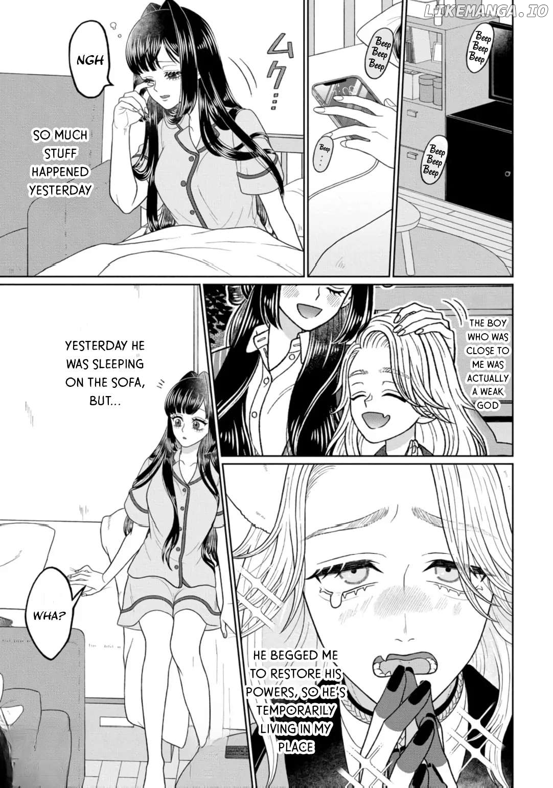 My Very Own God ~ He begs for a kiss to restore his strength Chapter 2 - page 2
