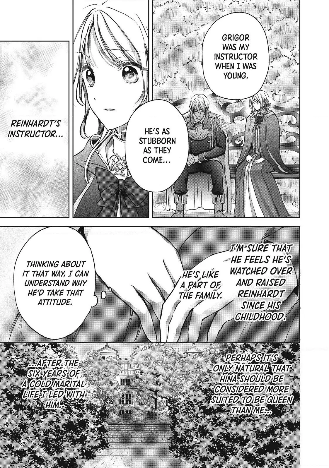 Ouhi-sama wa Rikon shitai - Isekai kara Seijo-sama ga Kita no de, Mou Oyaku Gomen desu wa ne? Chapter 21.1 - page 3