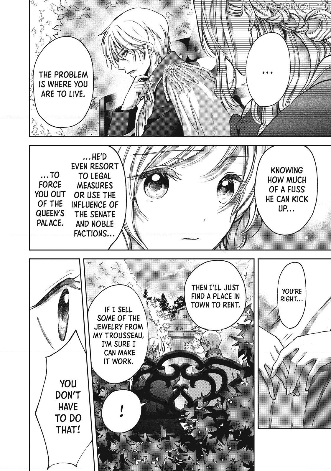 Ouhi-sama wa Rikon shitai - Isekai kara Seijo-sama ga Kita no de, Mou Oyaku Gomen desu wa ne? Chapter 21.1 - page 4