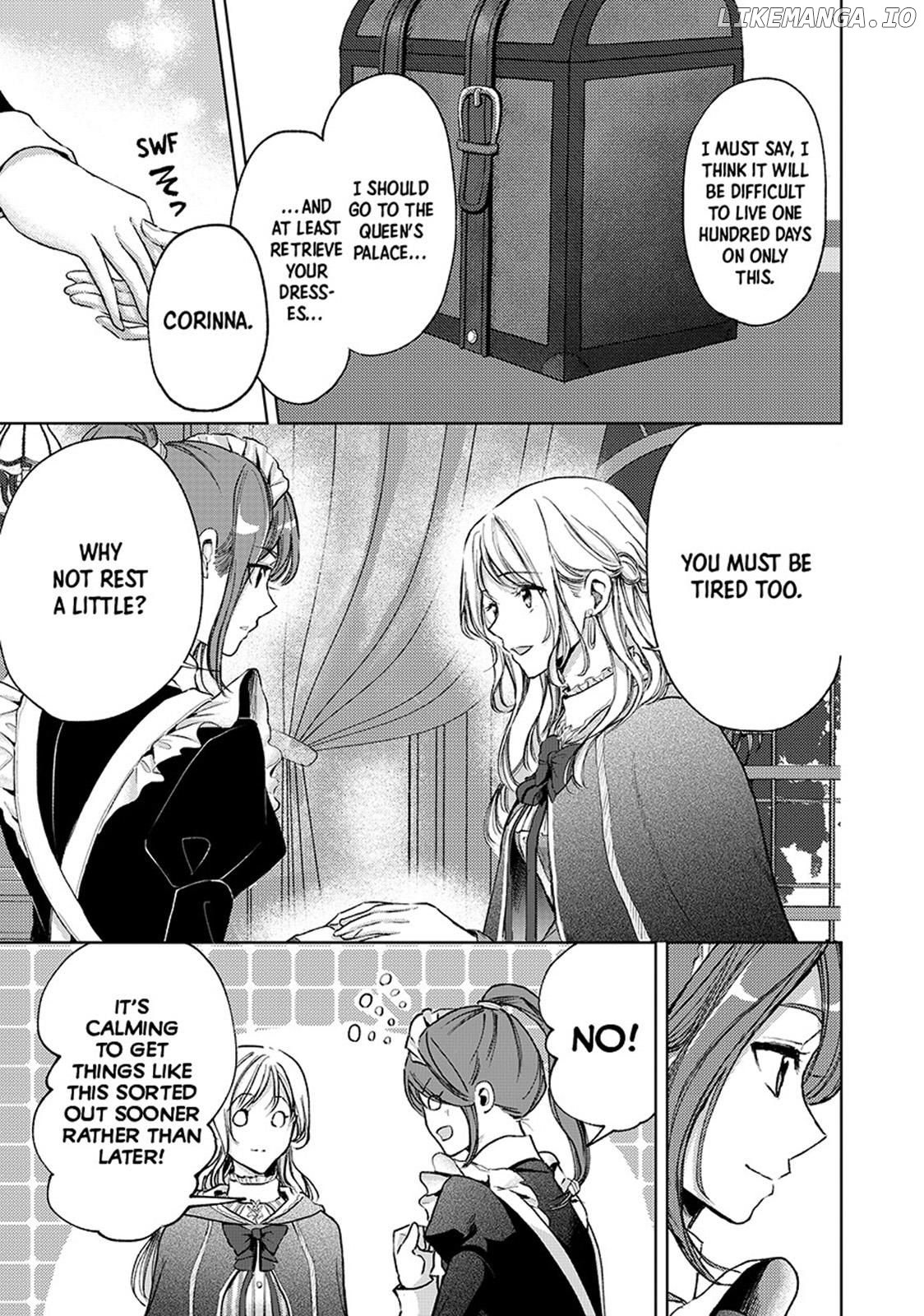 Ouhi-sama wa Rikon shitai - Isekai kara Seijo-sama ga Kita no de, Mou Oyaku Gomen desu wa ne? Chapter 21.2 - page 1