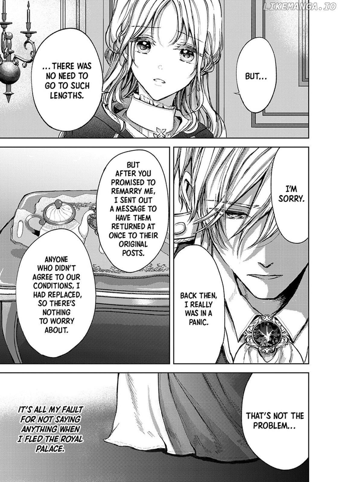Ouhi-sama wa Rikon shitai - Isekai kara Seijo-sama ga Kita no de, Mou Oyaku Gomen desu wa ne? Chapter 21.2 - page 3