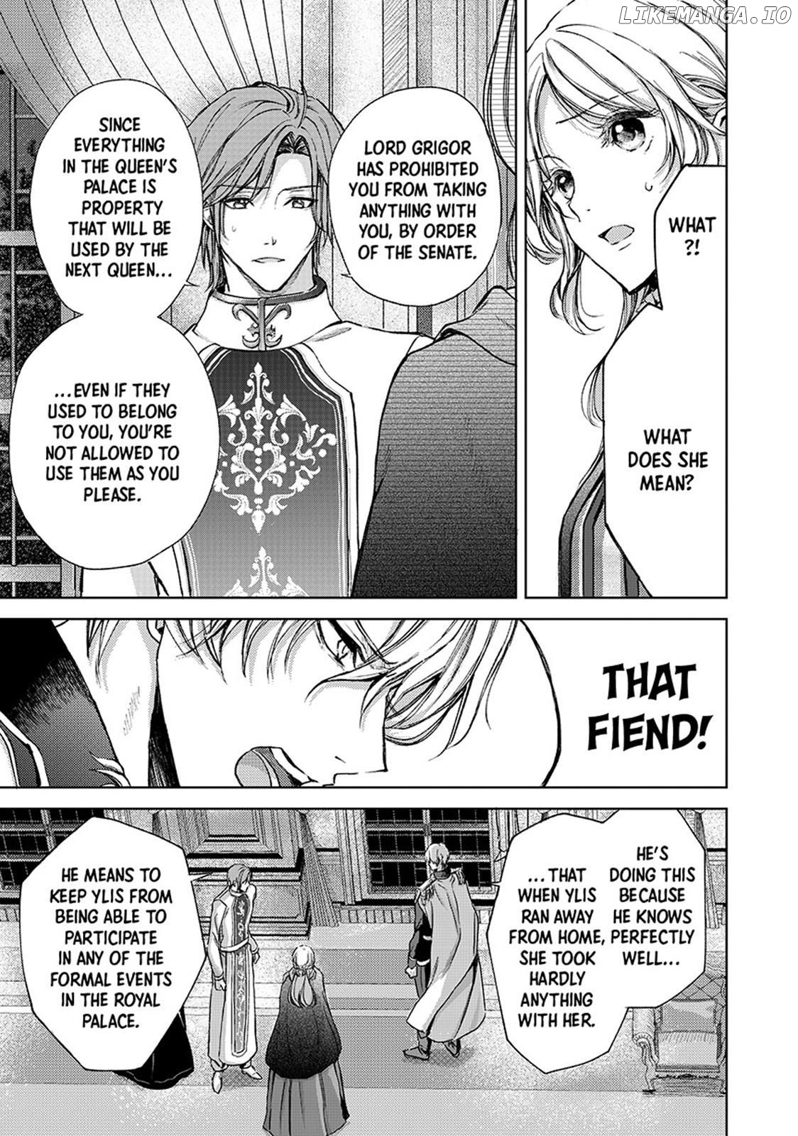 Ouhi-sama wa Rikon shitai - Isekai kara Seijo-sama ga Kita no de, Mou Oyaku Gomen desu wa ne? Chapter 21.2 - page 5