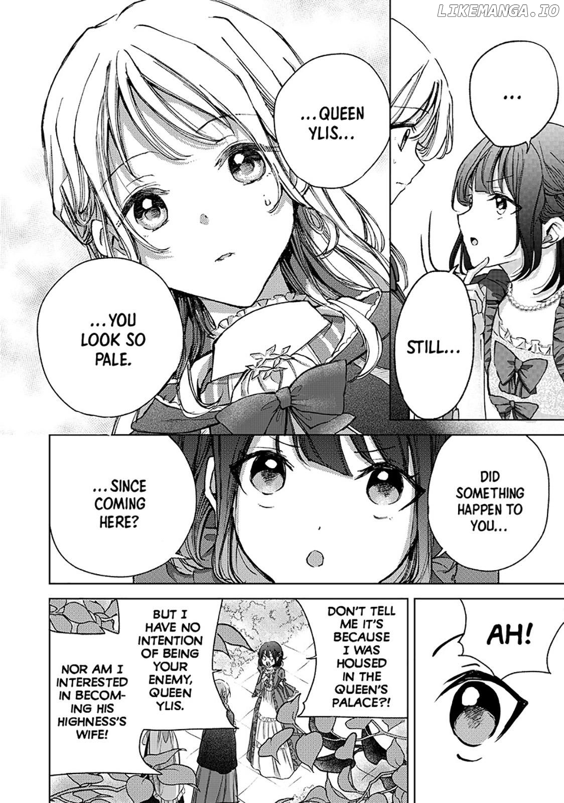 Ouhi-sama wa Rikon shitai - Isekai kara Seijo-sama ga Kita no de, Mou Oyaku Gomen desu wa ne? Chapter 23.4 - page 2