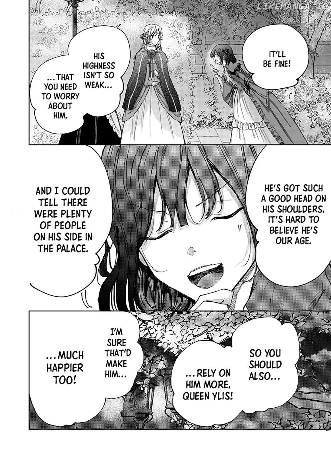 Ouhi-sama wa Rikon shitai - Isekai kara Seijo-sama ga Kita no de, Mou Oyaku Gomen desu wa ne? Chapter 23.4 - page 4
