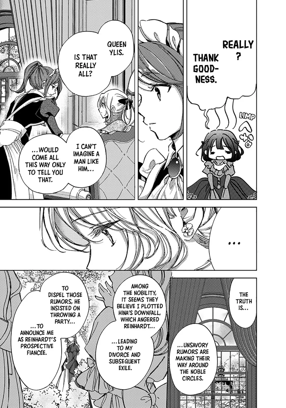 Ouhi-sama wa Rikon shitai - Isekai kara Seijo-sama ga Kita no de, Mou Oyaku Gomen desu wa ne? Chapter 24.1 - page 5