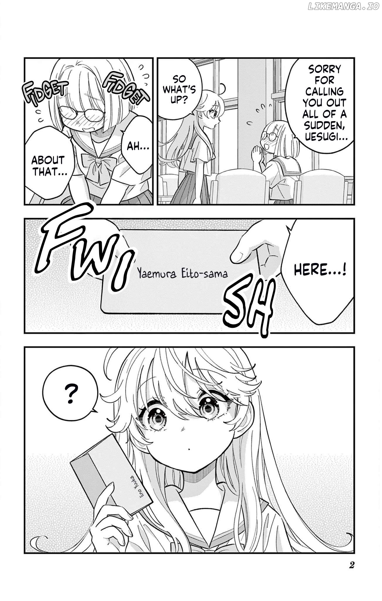 Uesugi-kun wa Onnanoko wo Yametai Chapter 17 - page 2