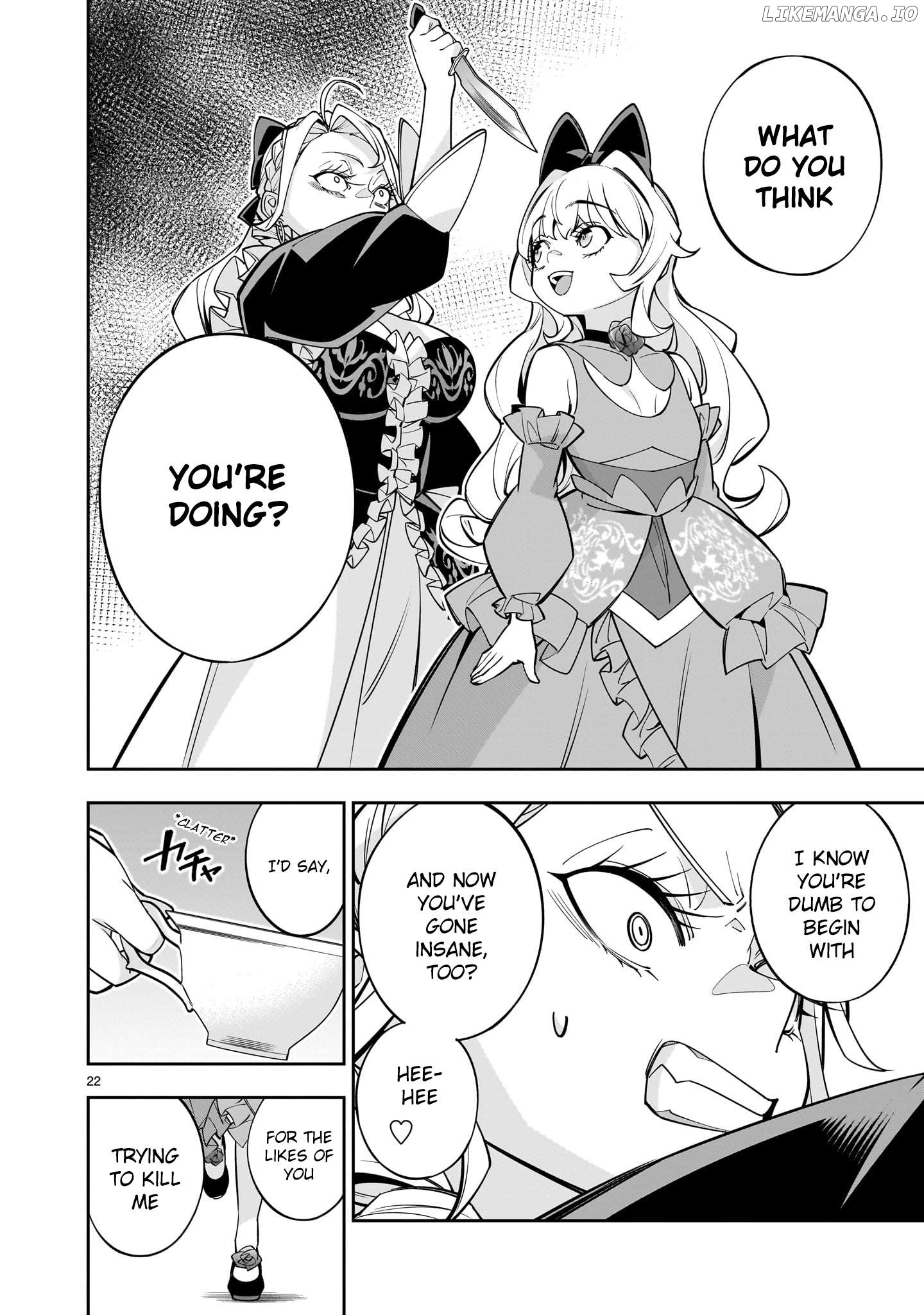 The Death Defying Princess Creates a Yuri Harem to Survive Chapter 7 - page 21
