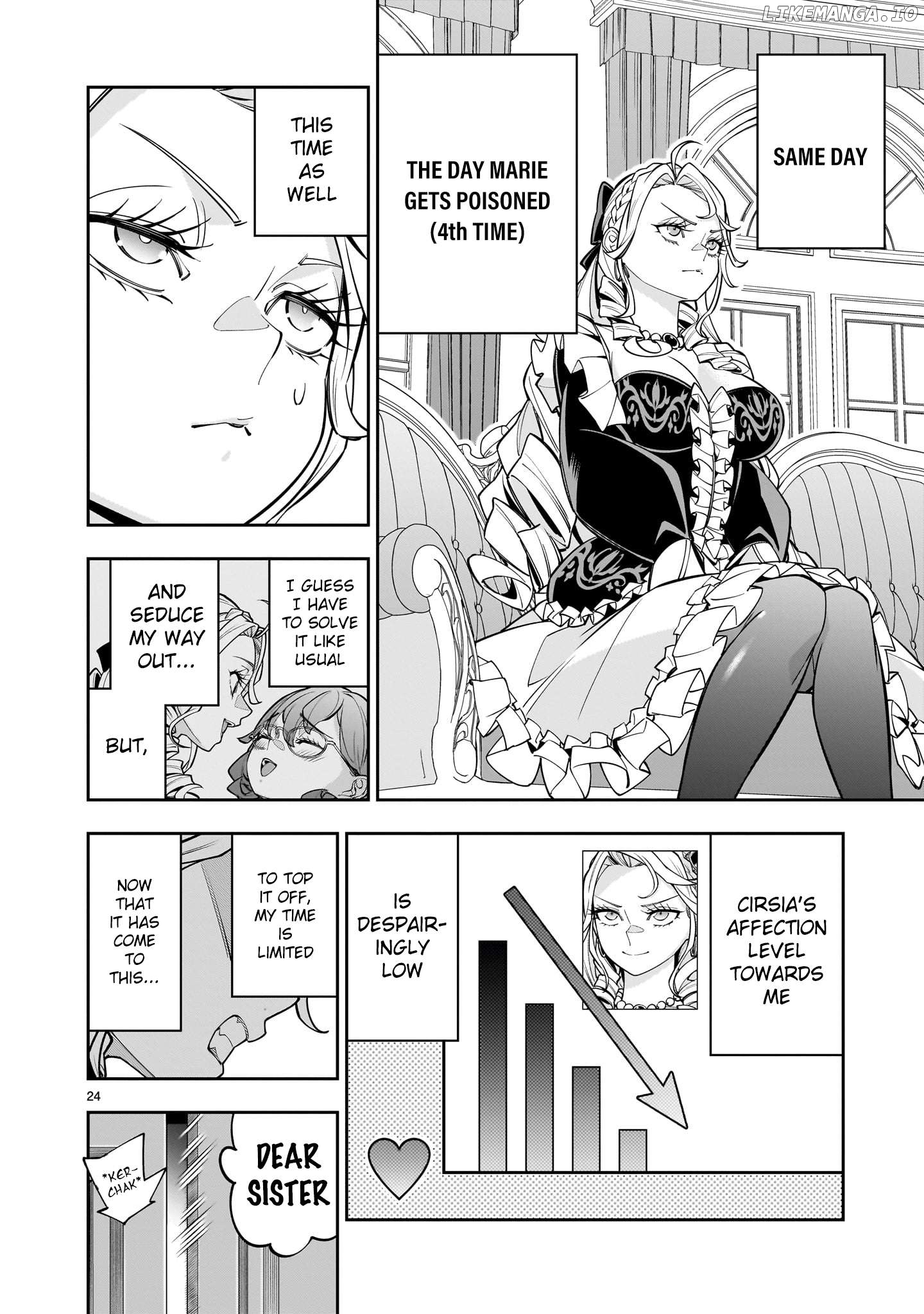 The Death Defying Princess Creates a Yuri Harem to Survive Chapter 7 - page 23