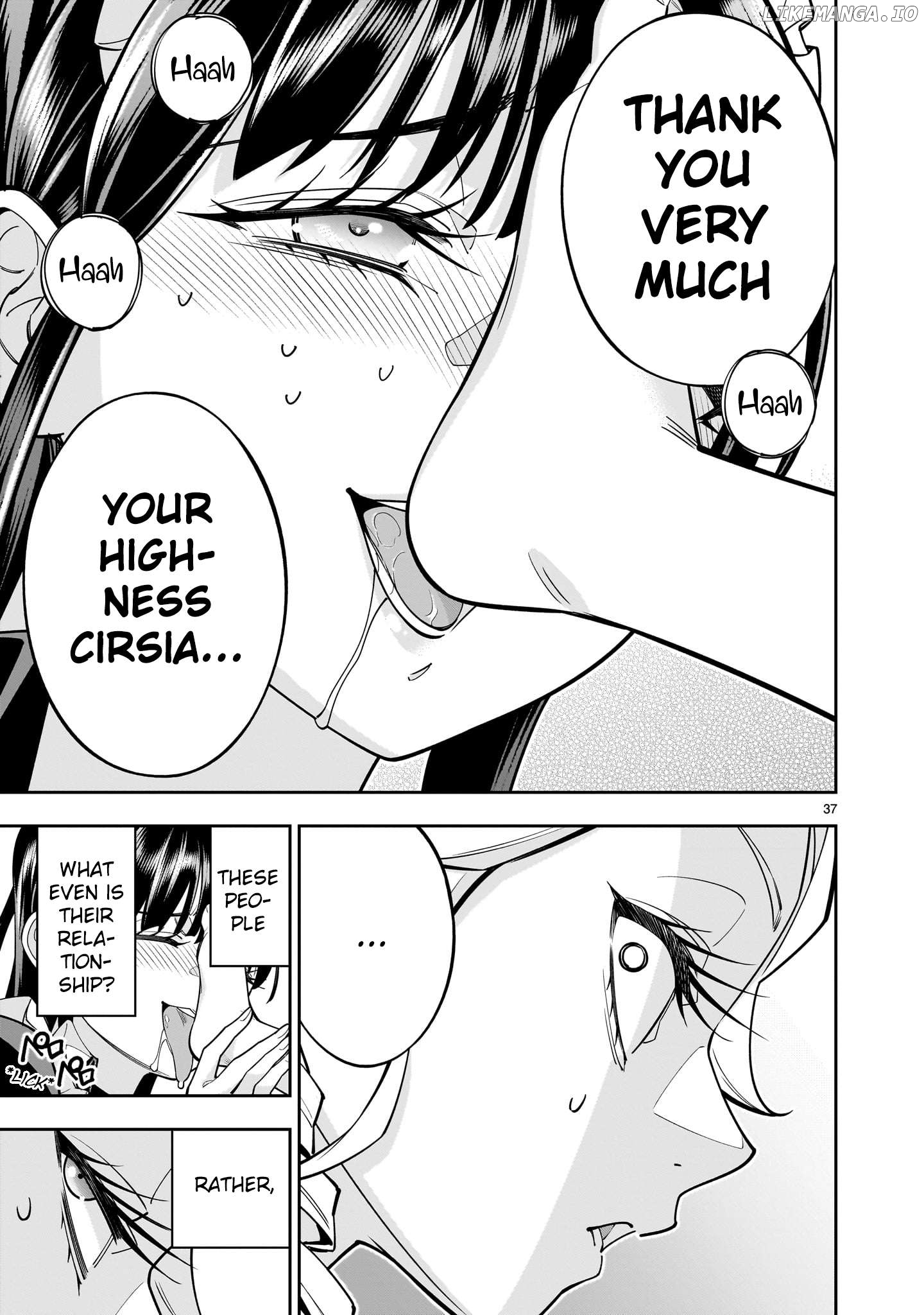 The Death Defying Princess Creates a Yuri Harem to Survive Chapter 7 - page 36