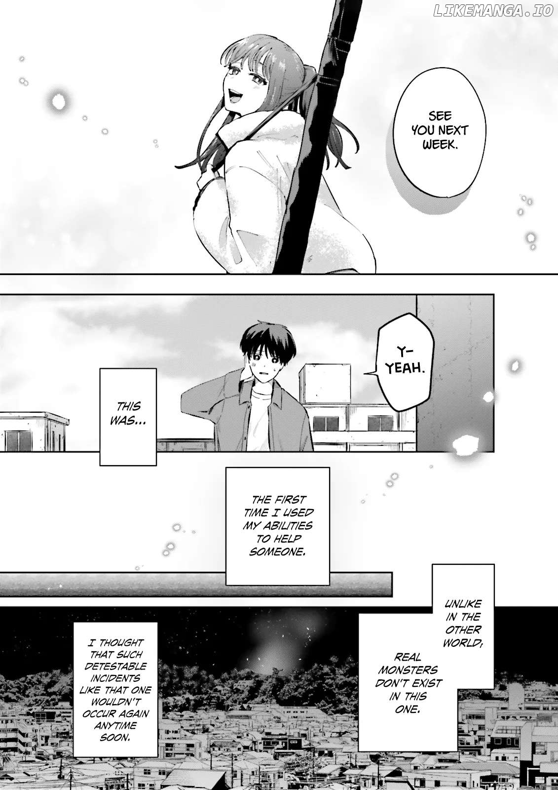 Classmate wa Isekai de Yuusha ni Natta kedo, Ore dake Gendai Nihon ni Okizari ni Narimashita Chapter 5.4 - page 5