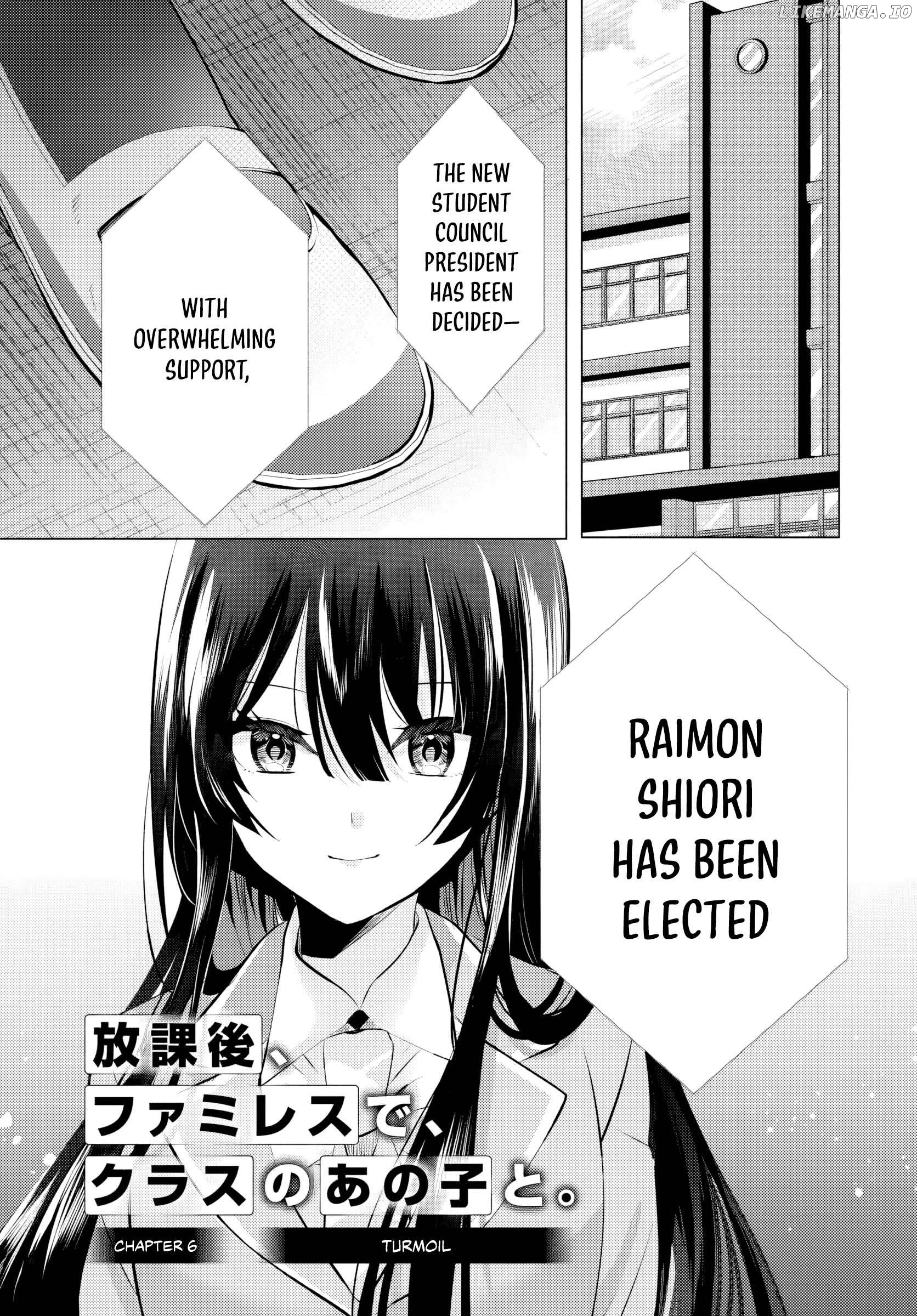 Houkago, Family Restaurant de, Class no Ano Ko to Chapter 6 - page 2