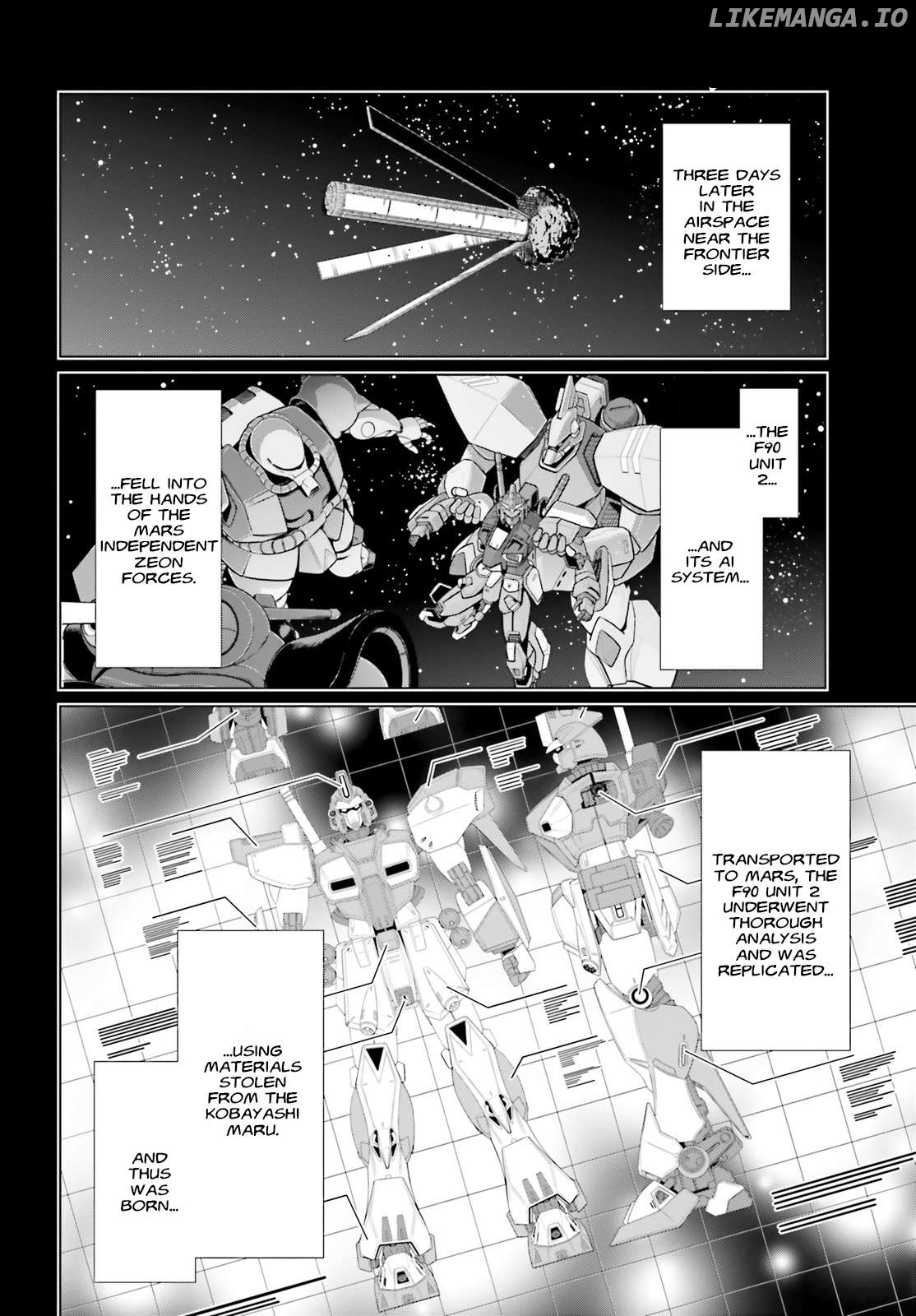 Mobile Suit Gundam F90 Cluster Chapter 8 - page 2
