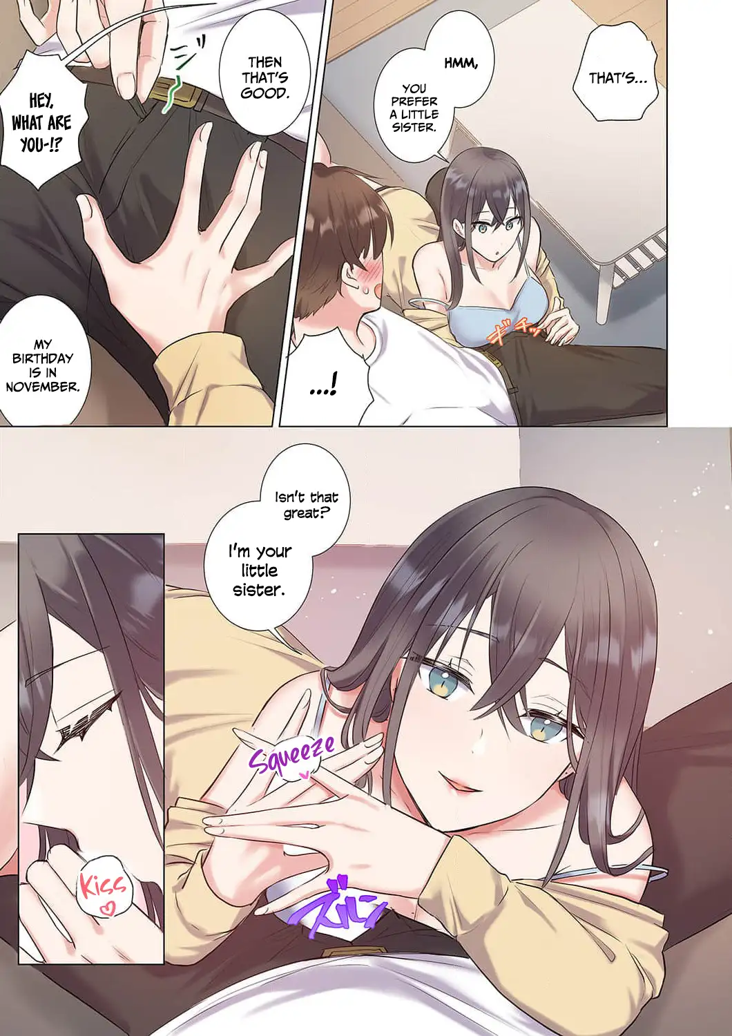 Boku to Gimai no Kakushigoto - Kazoku ni Natta Kimi no Yuuwaku Chapter 4 - page 14