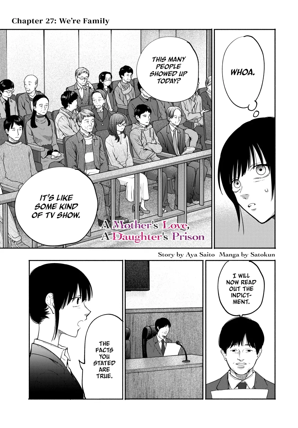 Haha to Iu Jubaku Chapter 27 - page 1