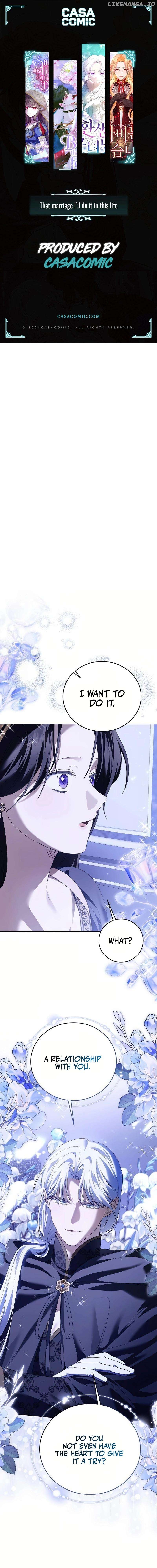 That Marriage, I’ll Do it in this Life Chapter 24 - page 1