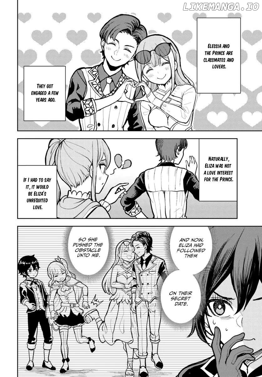I was reincarnated as the villain with evil eyes, so I aim to be a mob character Chapter 4.2 - page 3