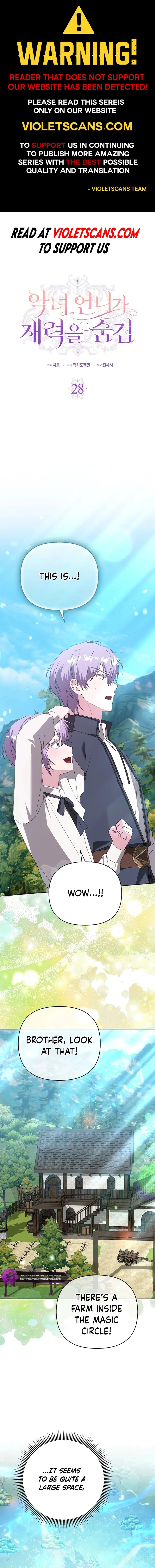 The Villainess Hides Her Wealth Chapter 28 - page 1