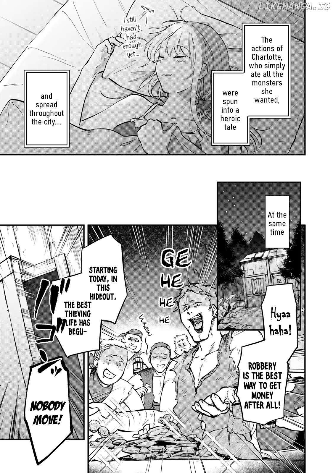 [Pakupaku desu wa] Tsuihousareta Ojou-sama no "Monster wo Taberu Hodo Tsuyoku Naru" Skill wa, 1-shoku de 1 Level Up suru Zendaimimon no Saikyou Skill deshita. 3-nichi de Jinrui Saikyou ni narimashita wa~! Chapter 4 - page 25