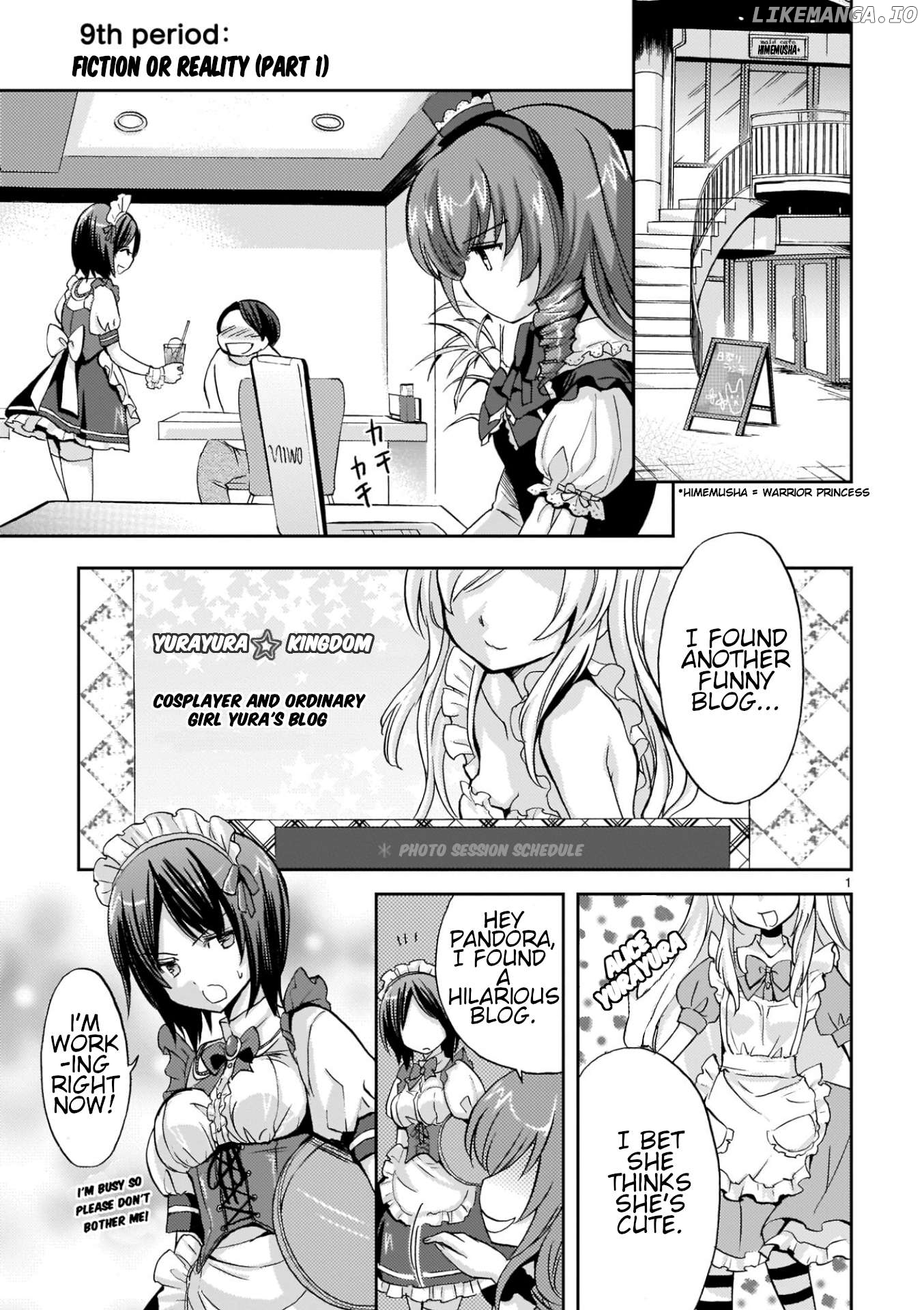 Musashinosen no Shimai Chapter 9 - page 1