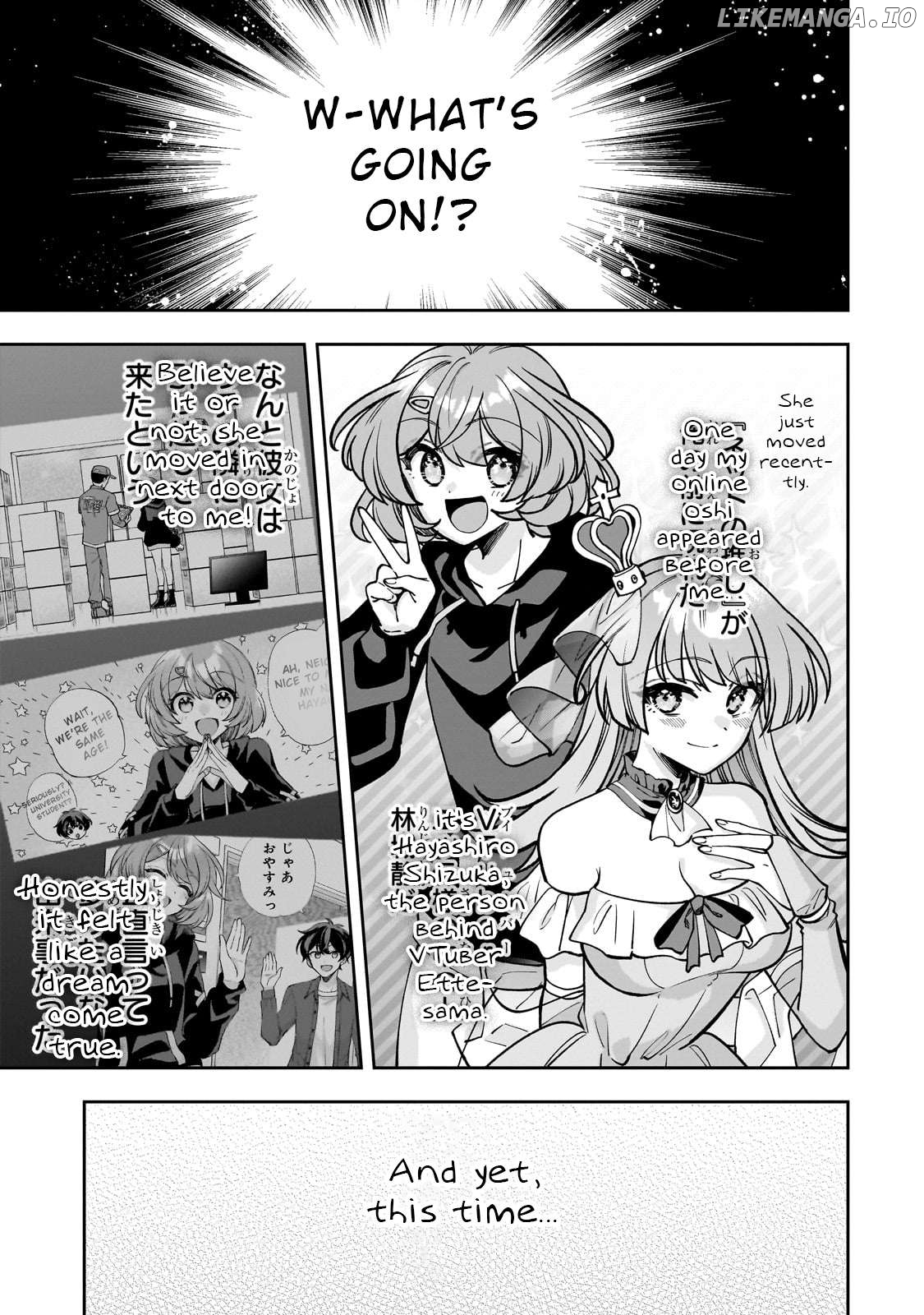 Net no "Oshi" to Real no "Oshi" ga Tonari ni Hikkoshite Kita Chapter 6 - page 1
