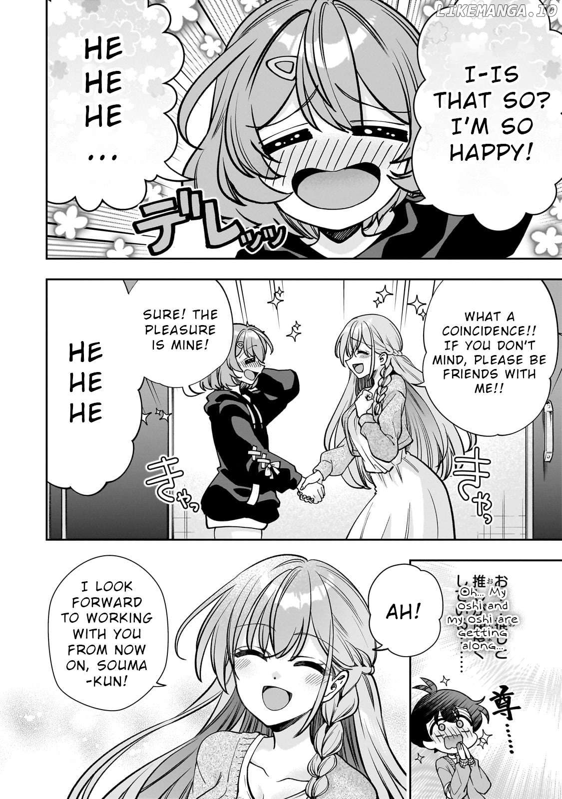 Net no "Oshi" to Real no "Oshi" ga Tonari ni Hikkoshite Kita Chapter 6 - page 10