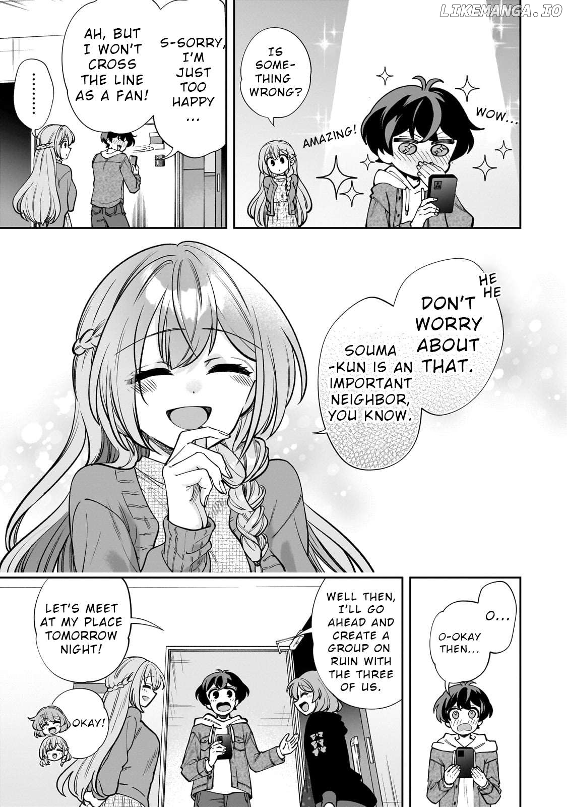 Net no "Oshi" to Real no "Oshi" ga Tonari ni Hikkoshite Kita Chapter 6 - page 23