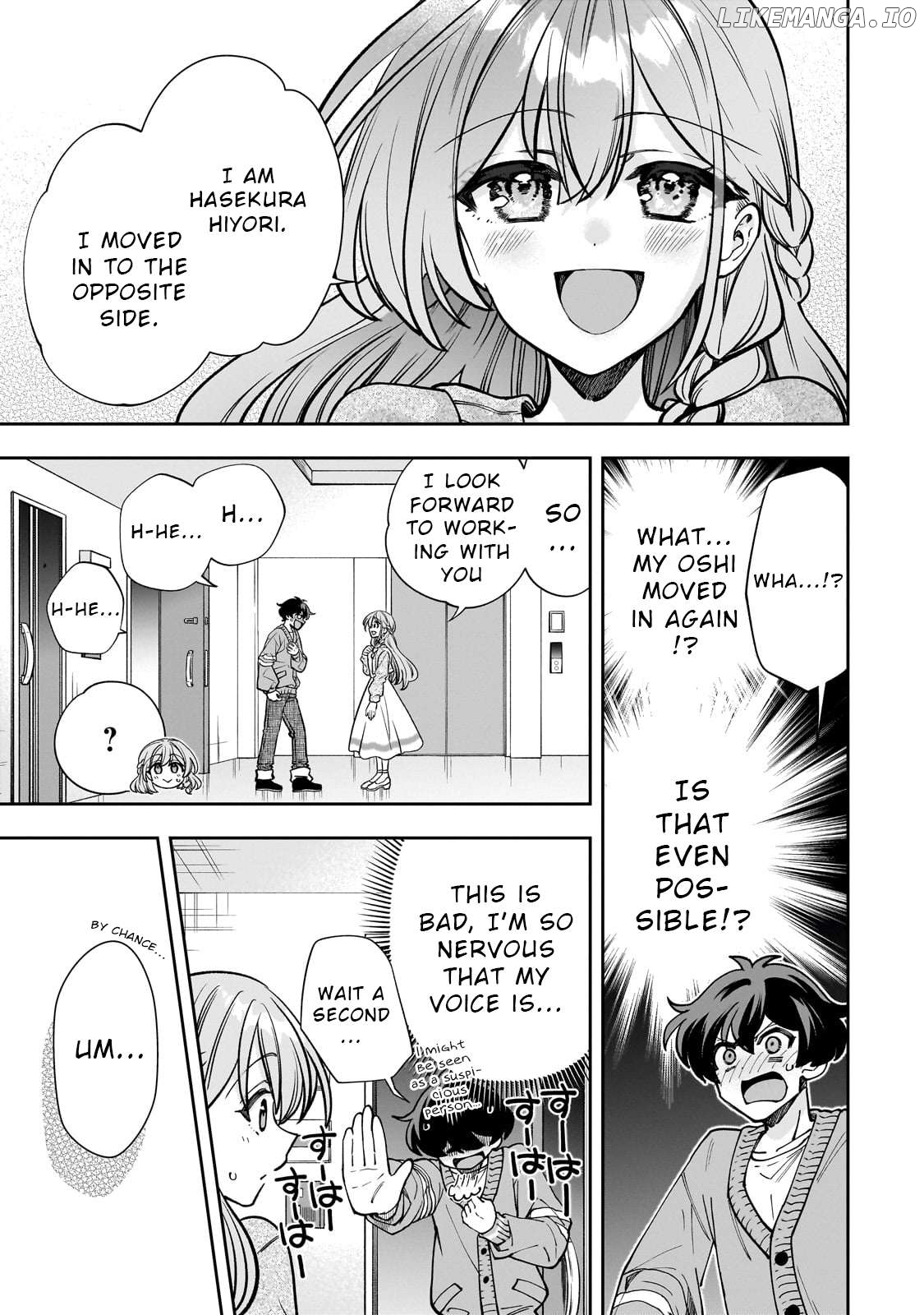 Net no "Oshi" to Real no "Oshi" ga Tonari ni Hikkoshite Kita Chapter 6 - page 3